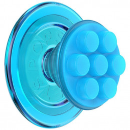 „Popsockets“ permatomas „FG-Popper MagSafe“ telefono laikiklis ir stovas – mėlynas