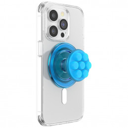 „Popsockets“ permatomas „FG-Popper MagSafe“ telefono laikiklis ir stovas – mėlynas