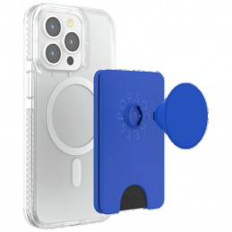 „Popsockets PopWallet+ PopGrip PW+ MS MagSafe“ piniginės telefono laikiklis ir stovas – mėlynas