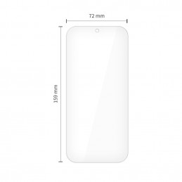 „Tech-Protect Glass Fit+“ 2 grūdinto stiklo pakuotė, skirta „Google Pixel 9 Pro XL / 10 Pro XL“ – skaidri.