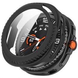 „Tech-Protect“ apsauginis dėklas, skirtas „Samsung Galaxy Watch 8“ 46 mm laikrodžiui – juodas