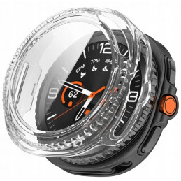 „Tech-Protect“ apsauginis dėklas, skirtas „Samsung Galaxy Watch 8“ 46 mm laikrodžiui – skaidrus