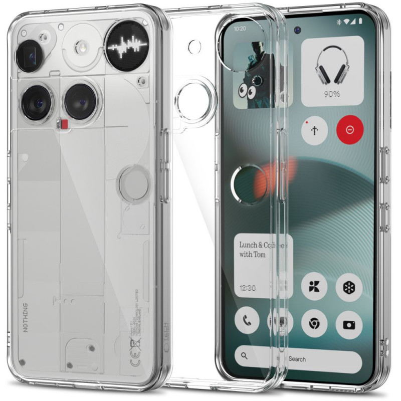 „Tech-Protect FlexAir Hybrid“ dėklas, skirtas „Nothing Phone 3“ – skaidrus