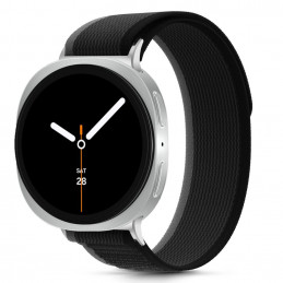 „Tech-Protect“ nailono juostelių dirželis, skirtas „Samsung Galaxy Watch 40/ 44/ 46 mm“ – juodas ir oranžinis