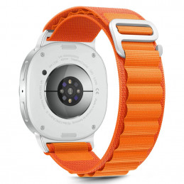„Tech-Protect“ nailono juostelių dirželis, skirtas „Samsung Galaxy Watch 40/ 44/ 46 mm“ – oranžinis