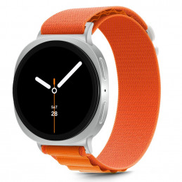 „Tech-Protect“ nailono juostelių dirželis, skirtas „Samsung Galaxy Watch 40/ 44/ 46 mm“ – oranžinis