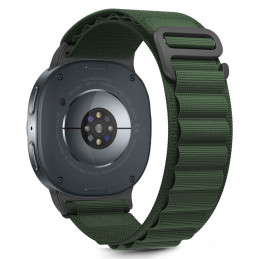 „Tech-Protect“ nailono juostelių dirželis, skirtas „Samsung Galaxy Watch 40/ 44/ 46 mm“ – žalias