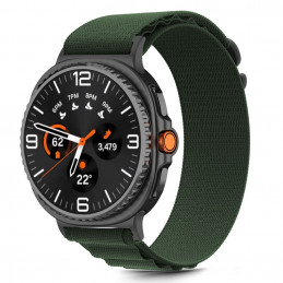 „Tech-Protect“ nailono juostelių dirželis, skirtas „Samsung Galaxy Watch 40/ 44/ 46 mm“ – žalias