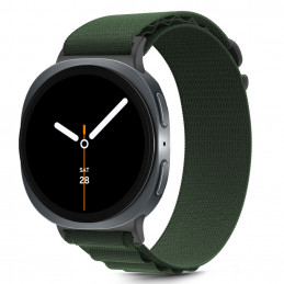 „Tech-Protect“ nailono juostelių dirželis, skirtas „Samsung Galaxy Watch 40/ 44/ 46 mm“ – žalias