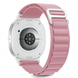 „Tech-Protect“ nailono juostelių dirželis, skirtas „Samsung Galaxy Watch 40/ 44/ 46 mm“ – rožinis