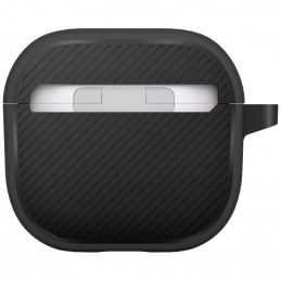 UNIQ Clyde Lock dėklas, skirtas AirPods 4 ausinėms – juodas