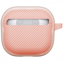 UNIQ „Clyde Lock“ dėklas, skirtas „AirPods 4“ – rožinis
