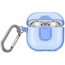 UNIQ Glase Pro dėklas, skirtas AirPods 4 ausinėms – mėlynas