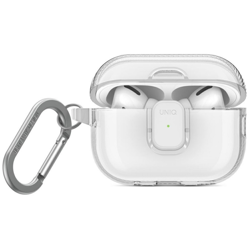UNIQ Glase Pro dėklas, skirtas AirPods Pro 2 – permatomas