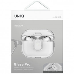 UNIQ Glase Pro dėklas, skirtas AirPods Pro 2 – permatomas