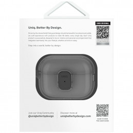 UNIQ Glase Pro dėklas, skirtas AirPods Pro 2 – permatomas