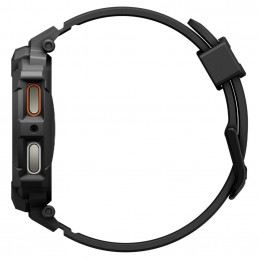 „Spigen Rugged Armor Pro“ dirželis, skirtas „Samsung Galaxy Watch 8“ (44 mm), matinės juodos spalvos