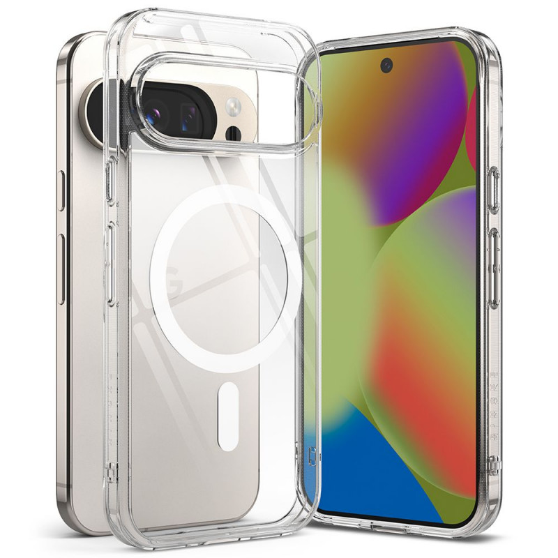 „Ringke Fusion MagSafe“ dėklas, skirtas „Google Pixel 10 / 10 Pro“ – skaidrus