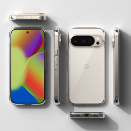 „Ringke Fusion“ dėklas, skirtas „Google Pixel 10 Plus XL“ – skaidrus