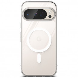 „Ringke Fusion MagSafe“ dėklas, skirtas „Google Pixel 10 Pro XL“ – skaidrus