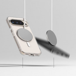 „Ringke Fusion MagSafe“ dėklas, skirtas „Google Pixel 10 Pro XL“ – skaidrus