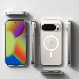 „Ringke Fusion MagSafe“ dėklas, skirtas „Google Pixel 10 Pro XL“ – skaidrus