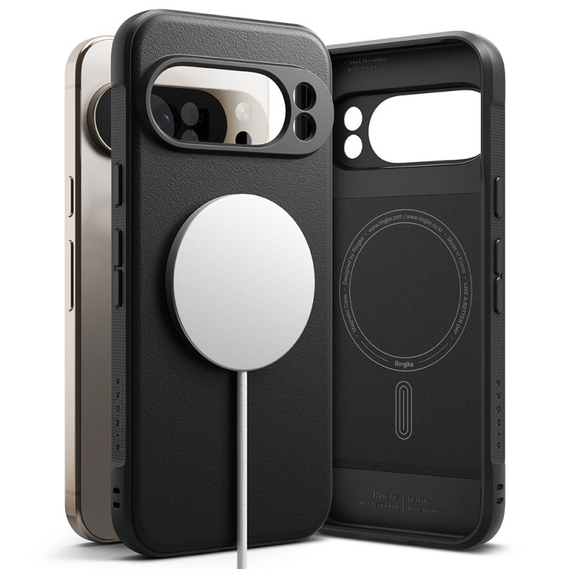 „Ringke Onyx“ magnetinis „MagSafe“ dėklas, skirtas „Google Pixel 10 Pro XL“ – juodas
