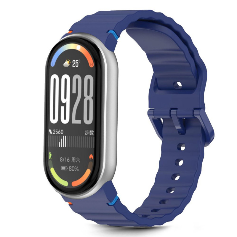„Tech-Protect“ silikoninis sportinis dirželis, skirtas „Xiaomi Smart Band 8 / 9 / 10 / NFC“ – mėlynas