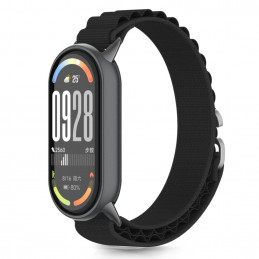 „Tech-Protect“ nailono „Pro“ dirželis, skirtas „Xiaomi Smart Band 8 / 9 / 10“ / NFC - juodas