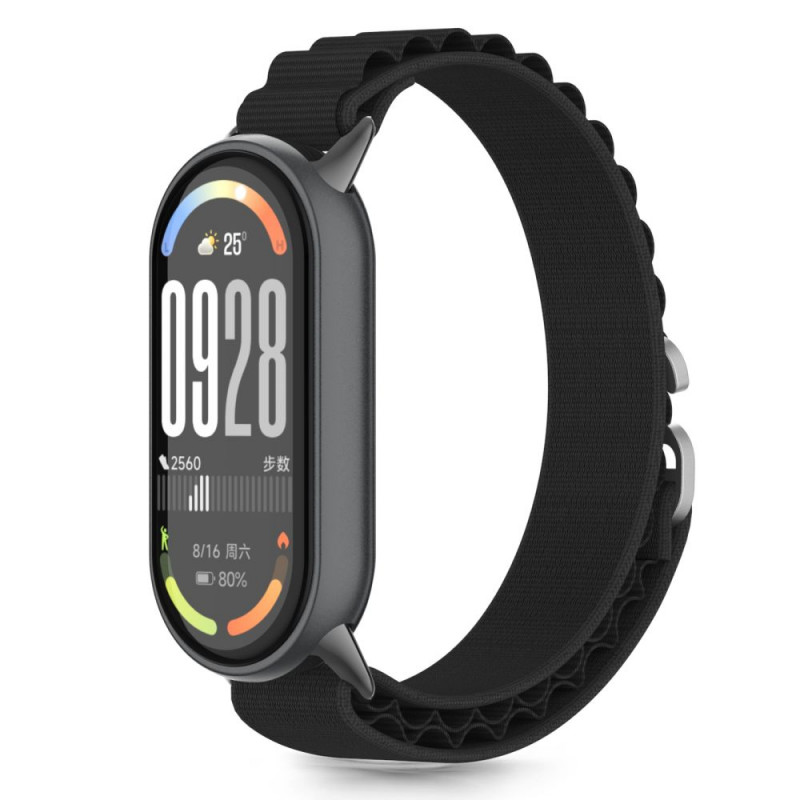 „Tech-Protect“ nailono „Pro“ dirželis, skirtas „Xiaomi Smart Band 8 / 9 / 10“ / NFC - juodas