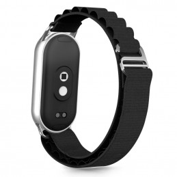 „Tech-Protect“ nailono „Pro“ dirželis, skirtas „Xiaomi Smart Band 8 / 9 / 10“ / NFC - juodas