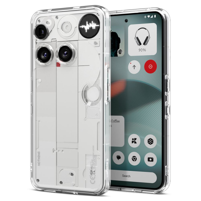 „Spigen Ultra Hybrid“ dėklas, skirtas „Nothing Phone 3“ – skaidrus