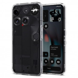 „Spigen Ultra Hybrid“ dėklas, skirtas „Nothing Phone 3“ – skaidrus
