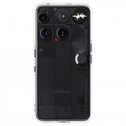 „Spigen Ultra Hybrid“ dėklas, skirtas „Nothing Phone 3“ – skaidrus
