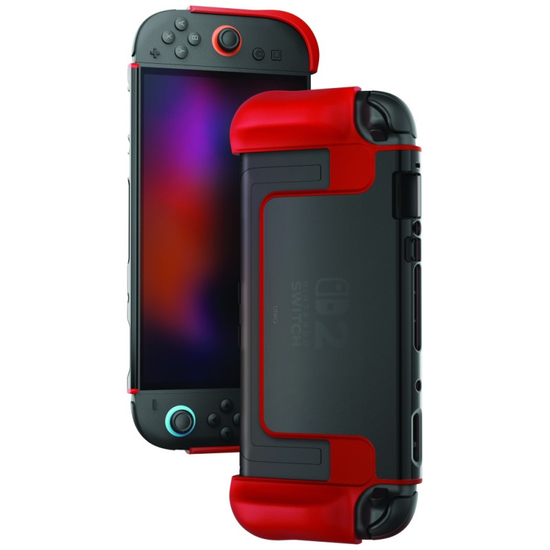 UNIQ Hybrid Bytearmor dėklas, skirtas Nintendo Switch 2 – raudonas