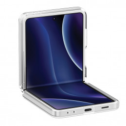 UNIQ LifePro Xtreme Magclick įkrovimo dėklas, skirtas „Samsung Galaxy Z Flip 7“ – permatomas