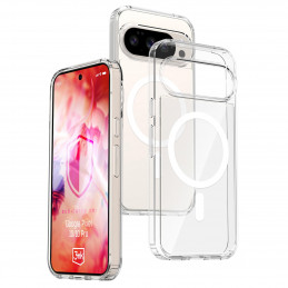 3mk „Armor MagCase“, skirtas „Google Pixel 10“ / „Google Pixel 10 Pro“ – skaidrus