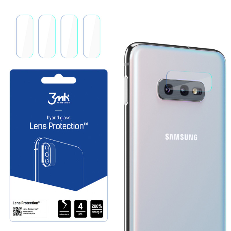 3mk Lens Protection™ hibridinis fotoaparato stiklas, skirtas Samsung Galaxy S10e