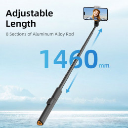 Asmenukių lazda „Tech-Protect L09S“ su trikoju – juoda