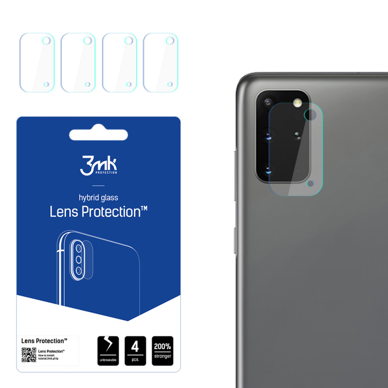 3mk Lens Protection™ hibridinis fotoaparato stiklas, skirtas Samsung Galaxy S20 Plus 5G