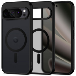 „Tech-Protect MagMat MagSafe“ dėklas, skirtas „Google Pixel 10 Pro XL“ – matinės juodos spalvos
