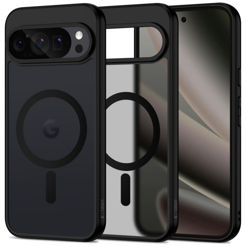 „Tech-Protect MagMat MagSafe“ dėklas, skirtas „Google Pixel 10 Pro XL“ – matinės juodos spalvos