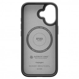 „Spigen Enzo Aramid T“ MagSafe dėklas, skirtas „iPhone 17“ – juodas ir sidabrinis