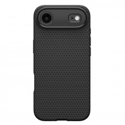 „Spigen Liquid Air“ dėklas, skirtas „iPhone 17 Air“ – matinės juodos spalvos