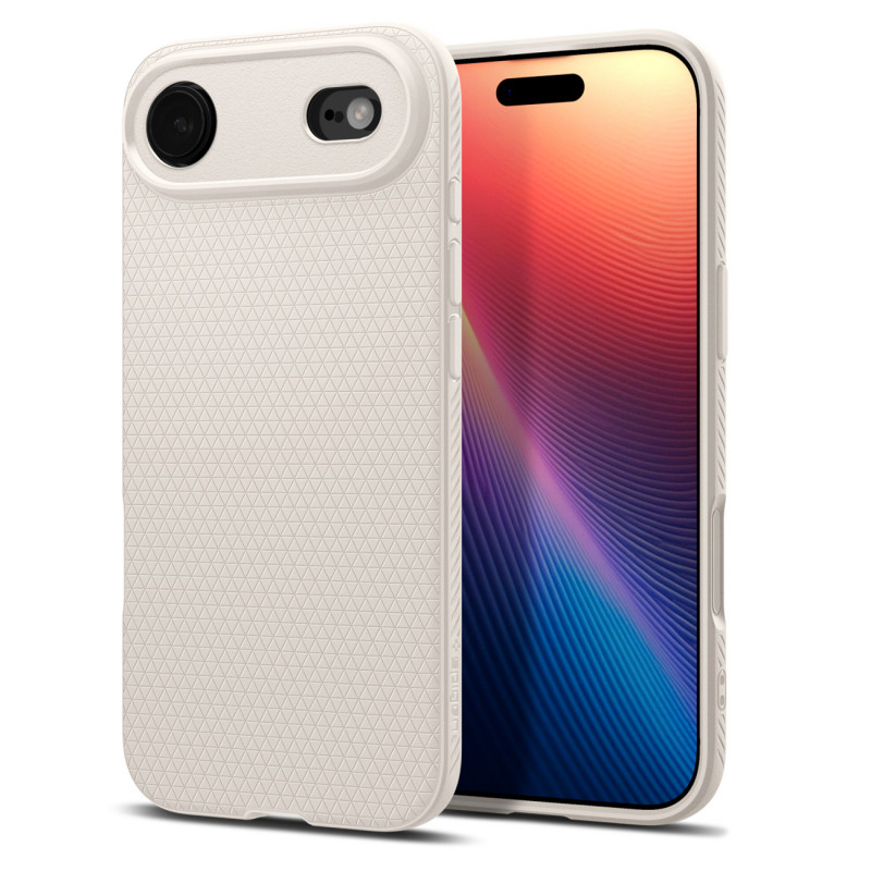 „Spigen Liquid Air“ dėklas, skirtas „iPhone 17 Air“ – titano spalvos