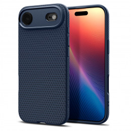 „Spigen Liquid Air“ dėklas, skirtas „iPhone 17 Air“ – mėlynas