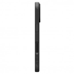 „Spigen Liquid Air“ dėklas, skirtas „iPhone 17“ – matinės juodos spalvos