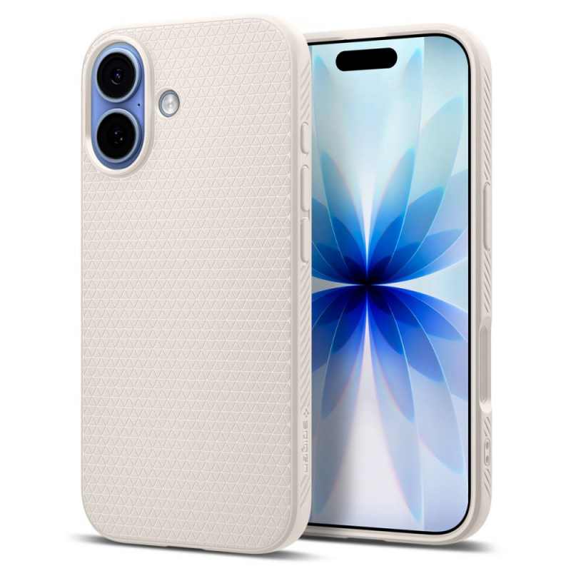„Spigen Liquid Air“ dėklas, skirtas „iPhone 17“ – titano spalvos