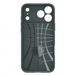 „Spigen Liquid Air“ dėklas, skirtas „iPhone 17 Pro“ – žalias