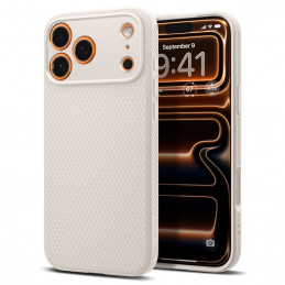 „Spigen Liquid Air“ dėklas, skirtas „iPhone 17 Pro“ – titano spalvos